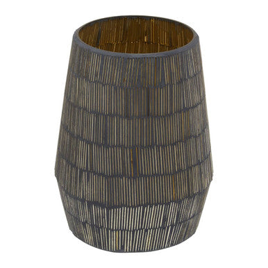 Gaia Mosaic Glass Large Candle Holder