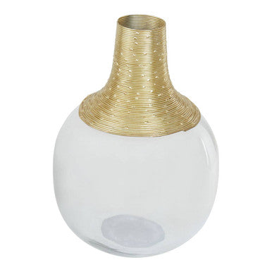 Glynn Glass And Gold Small Vase