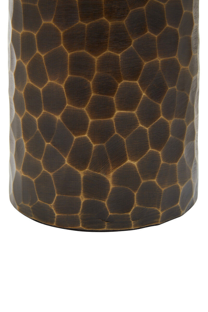 Small Antique Gold Metal Vase | Akola