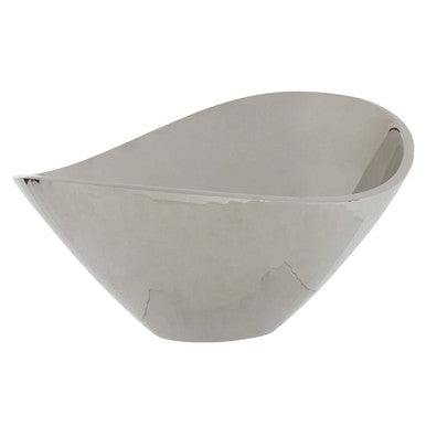 Amreli Silver Aluminium Bowl with Rimless Design