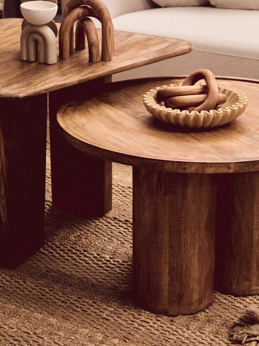 Natural Wood 3 Link Chain Decor | Cato