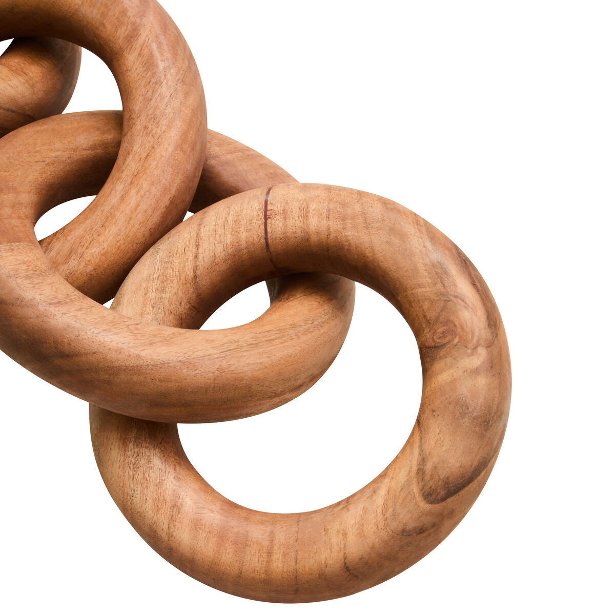 Cato Natural Wooden 5 Link Floor Decor Chain