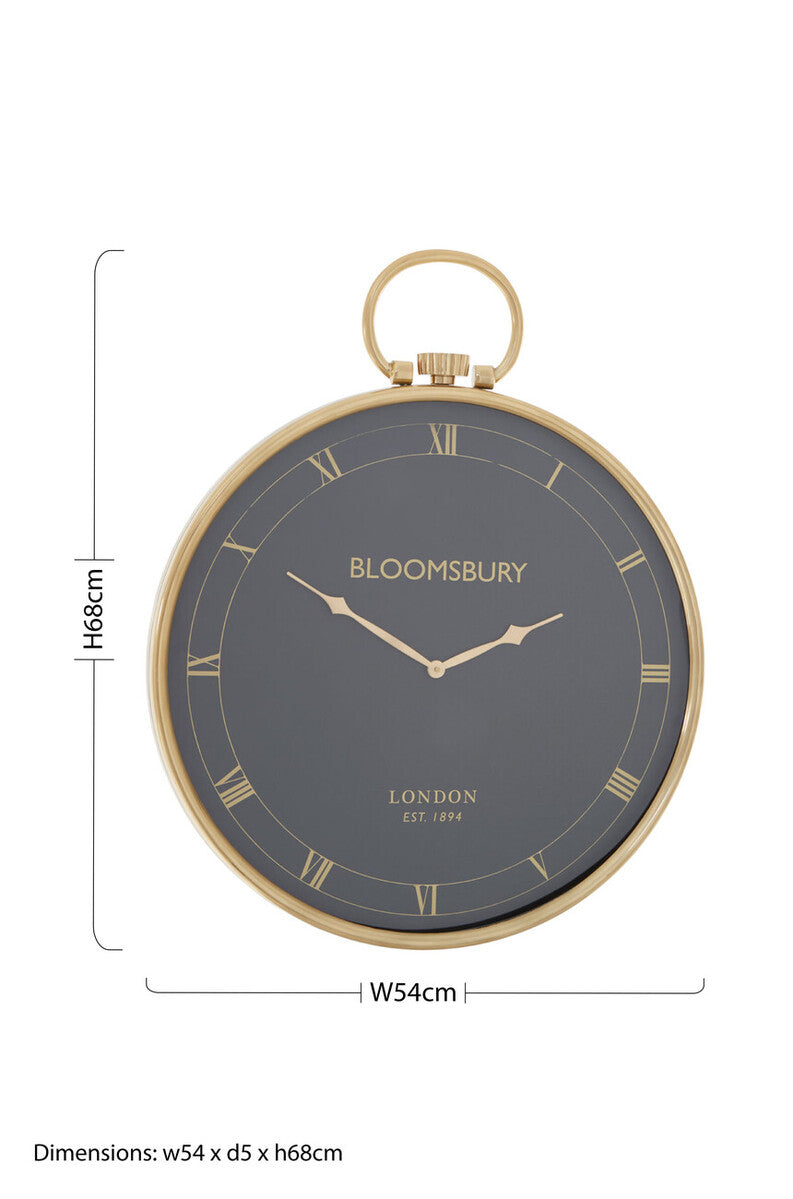 Pocket Watch Design Large Wall Clock | Mateo
