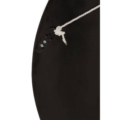 75cm Dia Black and Natural Shell Wall Clock | Palu