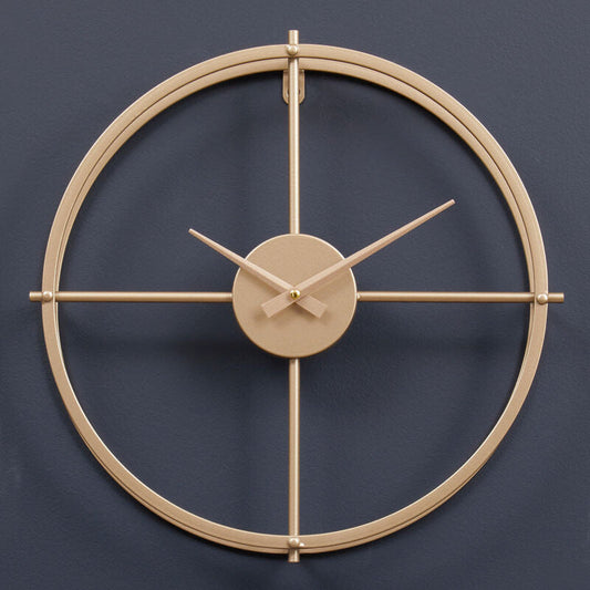 Kent Small Gold Finish Wall Clock