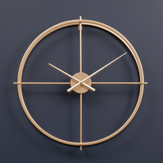 Kent Large Gold Finish Wall Clock