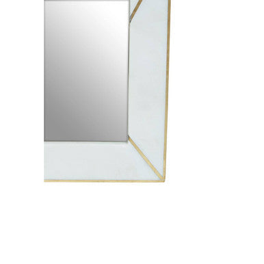 White Marble with Gold Inlay 5x7 Photo Frame | Sena