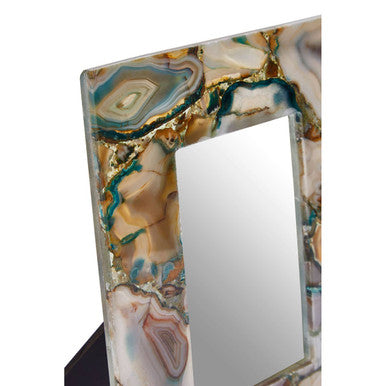 Small Green Agate 4In X 6In Photo Frame | Bowerbird