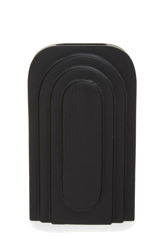 Tall Matt Black Finish Vase | Hapax