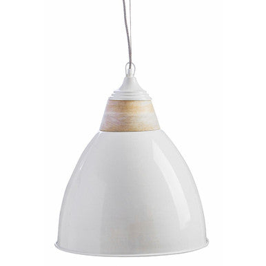 Large White Bell Shaped Pendant Light | Oslo