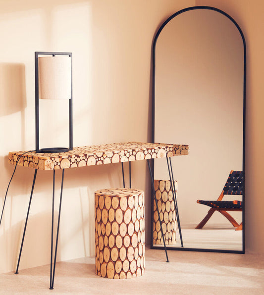 Lara Metal Table Lamp With Grey Shade