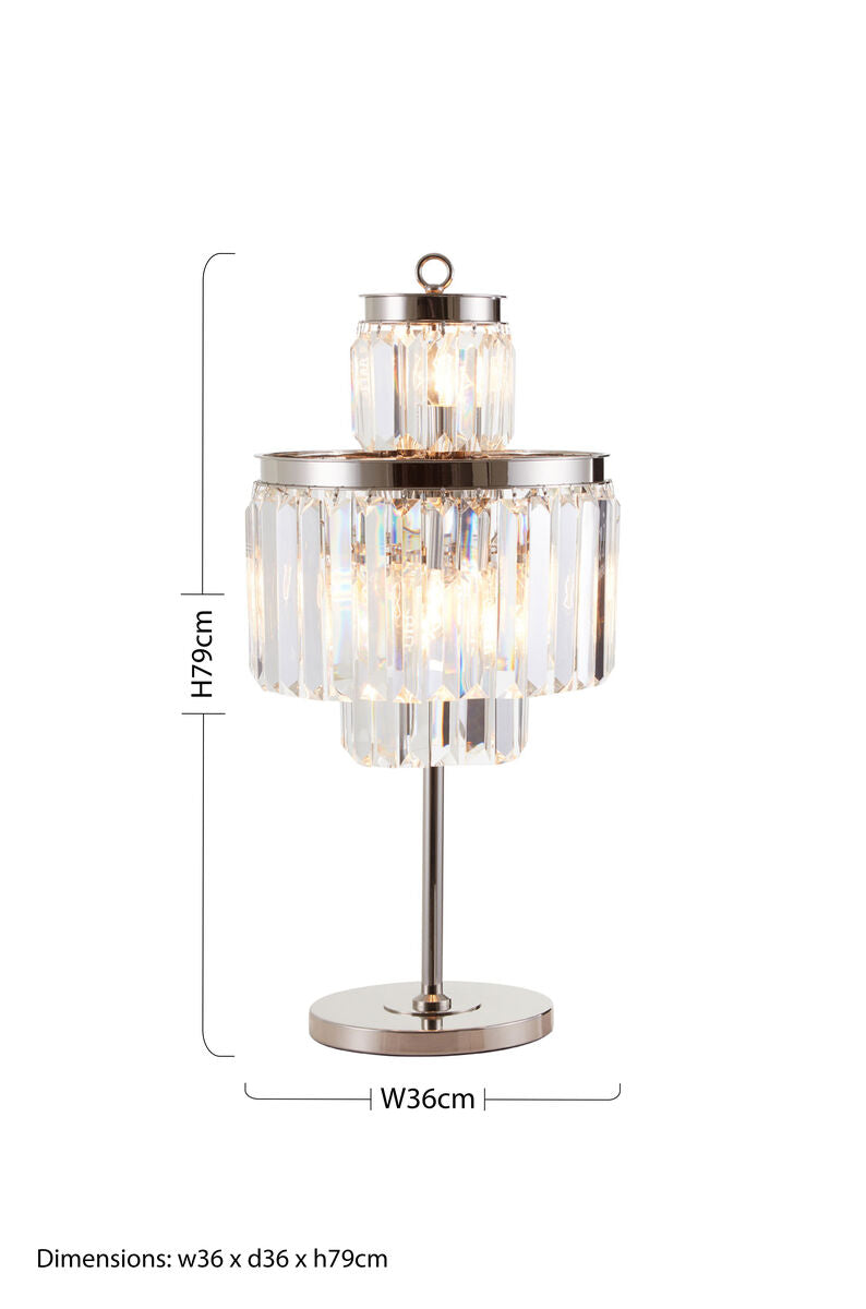 Kensington Townhouse 8 Bulbs Table Lamp