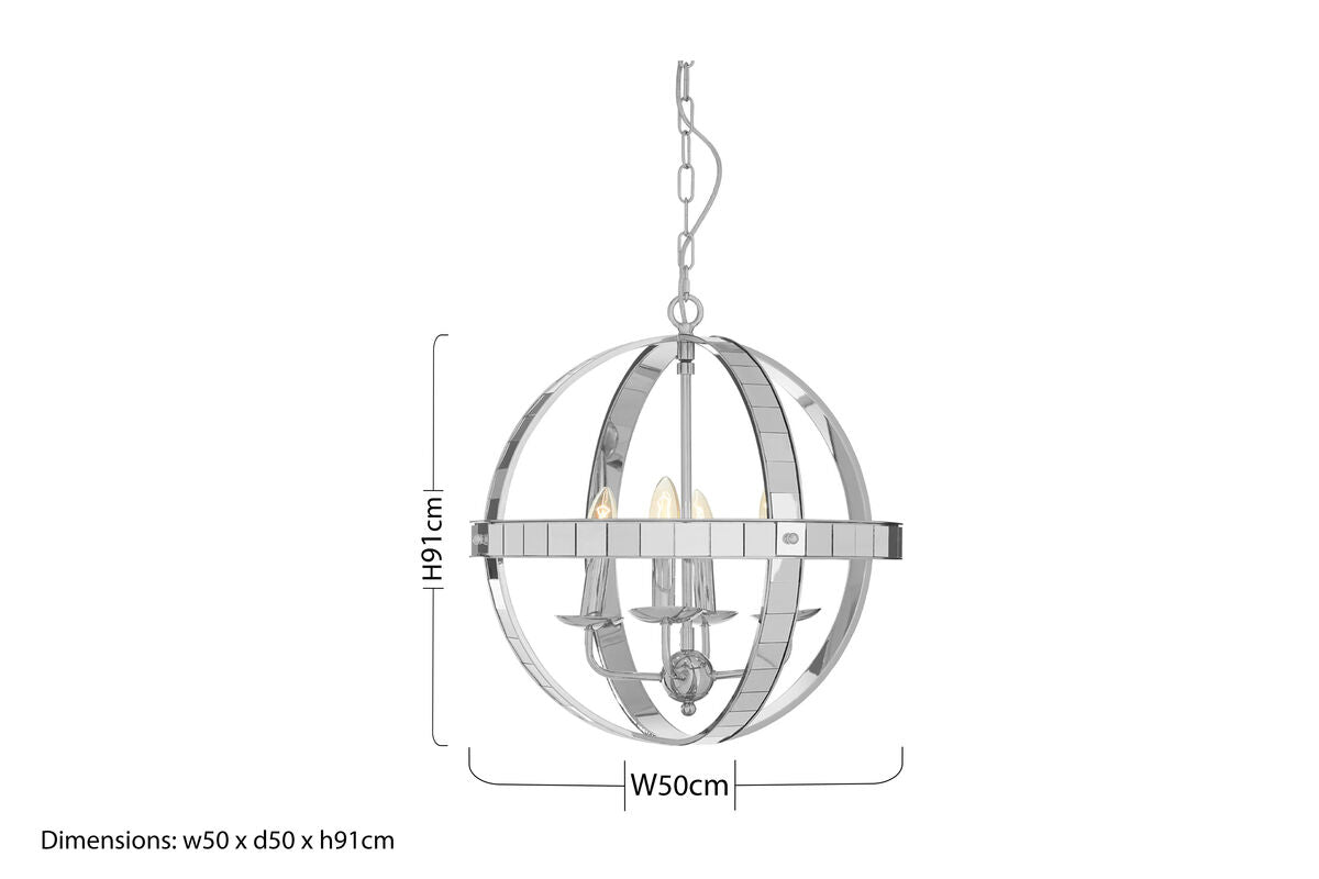 Rounded Pendant Light | Kensington Townhouse