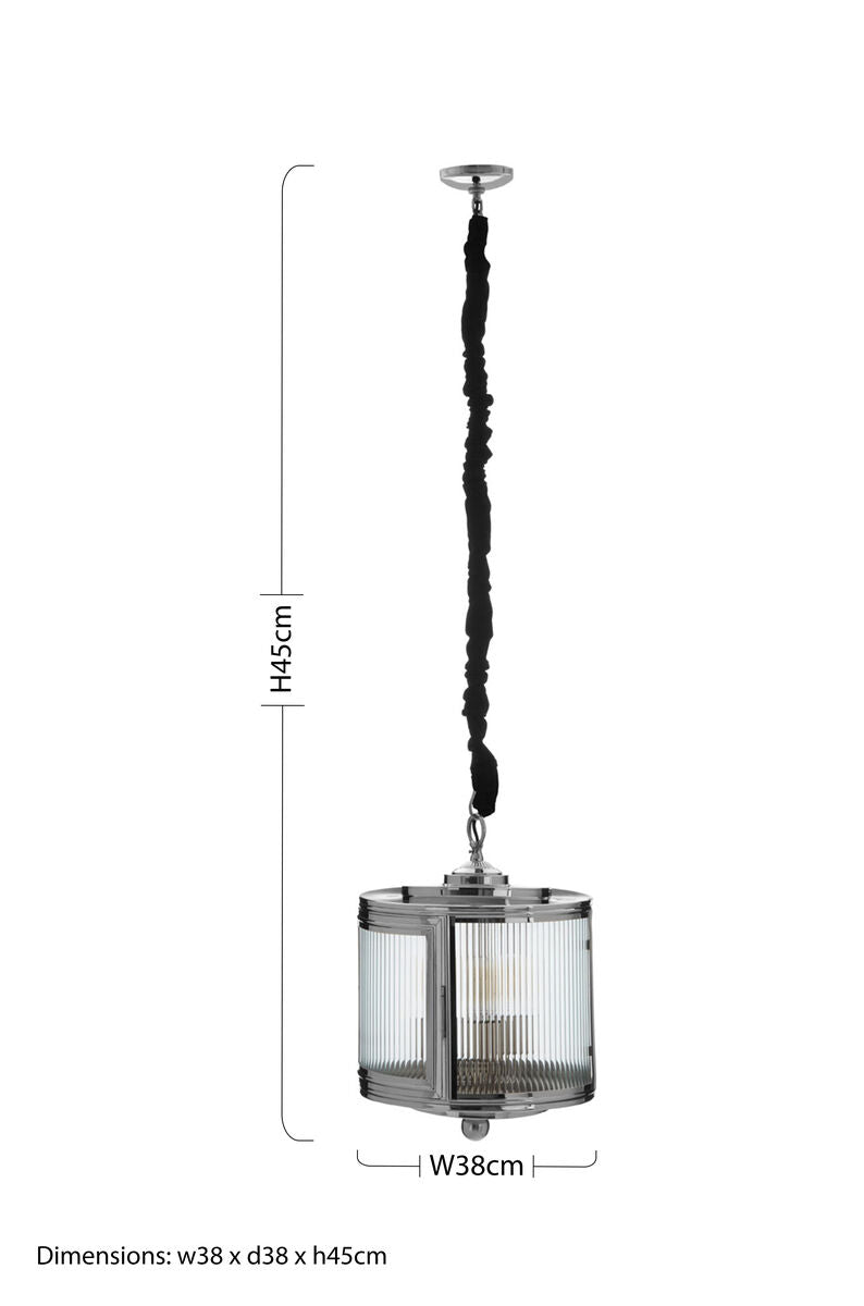 Small Glass Pendant Light | Calina