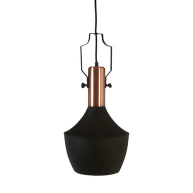 Medium Pendant Light in Black and Copper | Argo