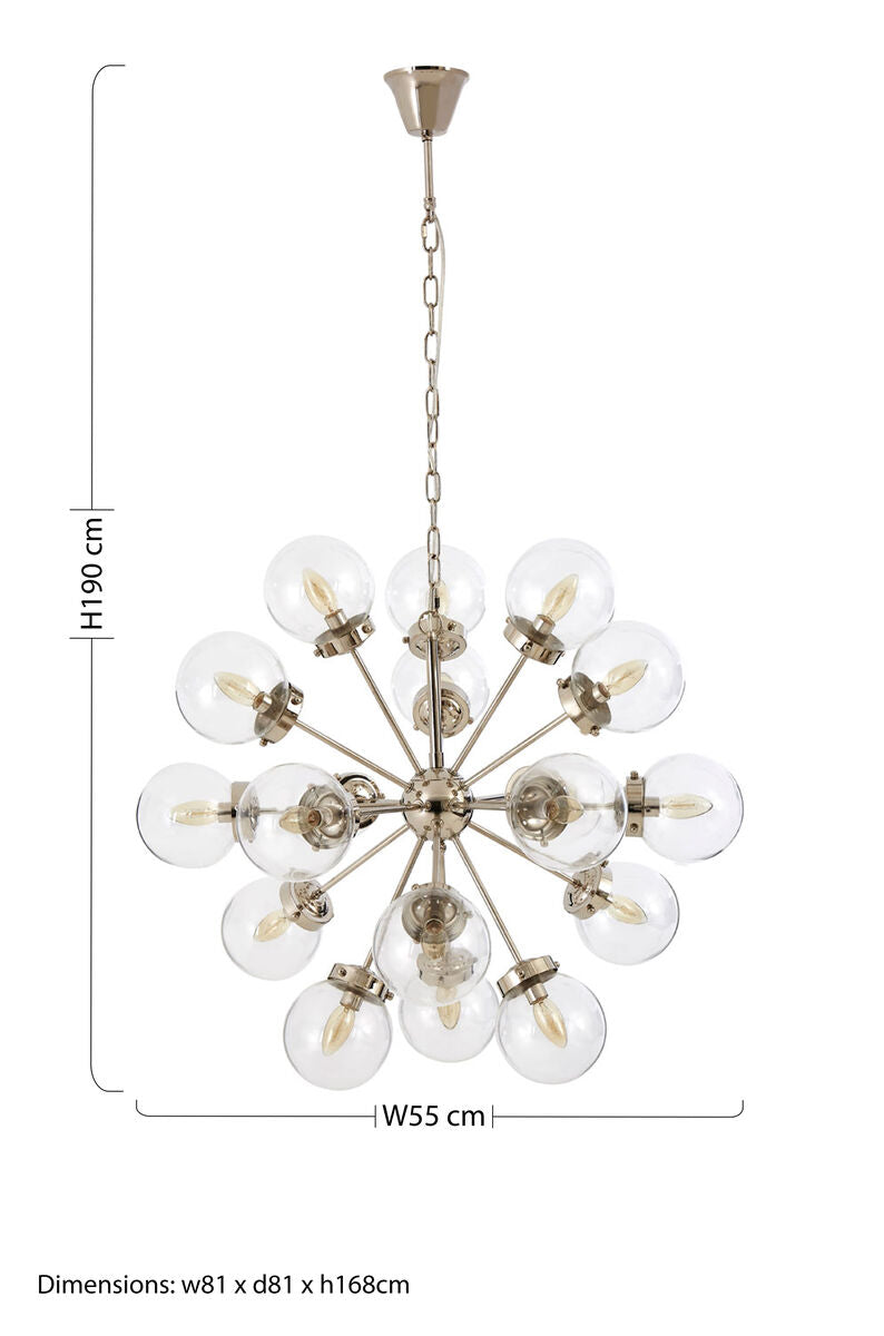 18 Light Ceiling Light | Asterid