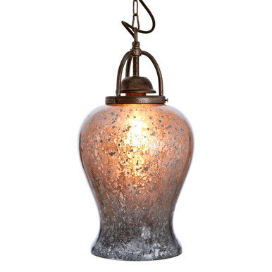 Antique Silver Finish Pendant Light | Terina