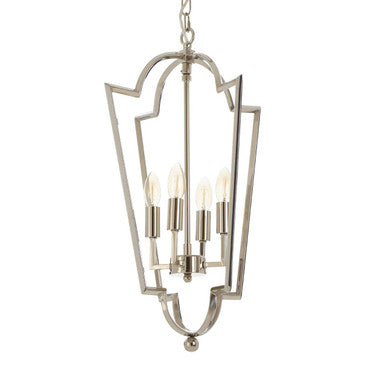 Nickel Plated Tapered Chandelier | Venice