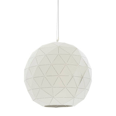 Medium White Pendant Light | Mateo