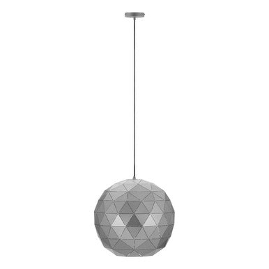Medium Silver Finish Pendant Light | Mateo