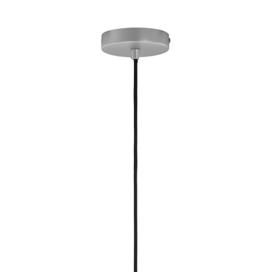 Medium Silver Finish Pendant Light | Mateo