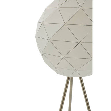 White Finish Floor Lamp | Mateo