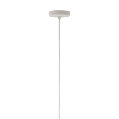 Medium White Dome Pendant Light | Mateo