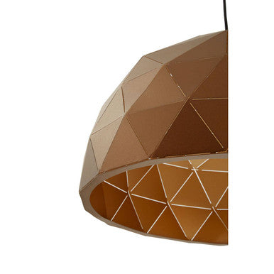 Medium Coffee Dome Pendant Light | Mateo