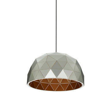 Medium Silver Dome Pendant Light | Mateo
