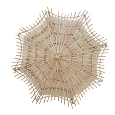 Medium Woven Rattan Wall Light | Hestina