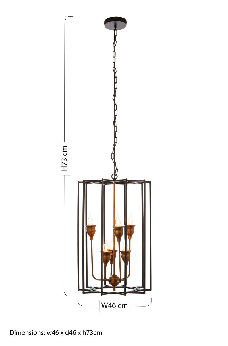 6 Bulb Pendant Light | Allas