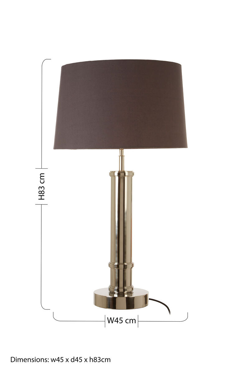 Table Lamp with Wide Tubular Base | Skye