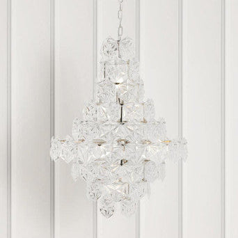 Tiered Glass Chandelier | Helena