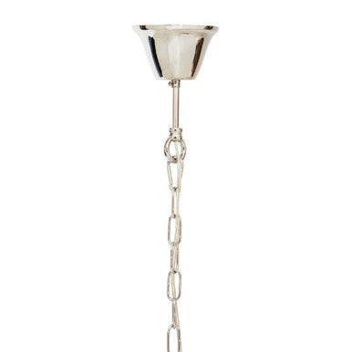 Pendant Light in Clear Acrylic and Chrome Finish | Karlo