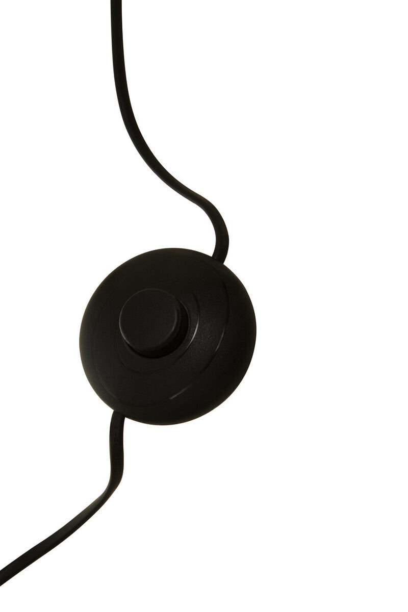 Karter Floor Chrome Finish Lamp With White Base