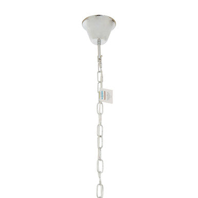 Six Bulb Chrome Chandelier | Babylon