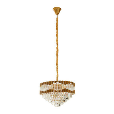 Babylon Four Bulb Antique Gold Chandelier