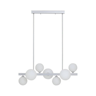 Chrome Finish 7 Light Statement Pendant Light | Abira
