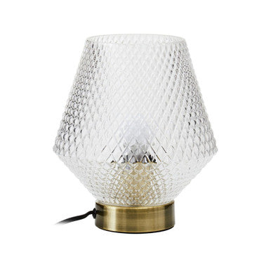 Clear Glass Table Lamp | Noble