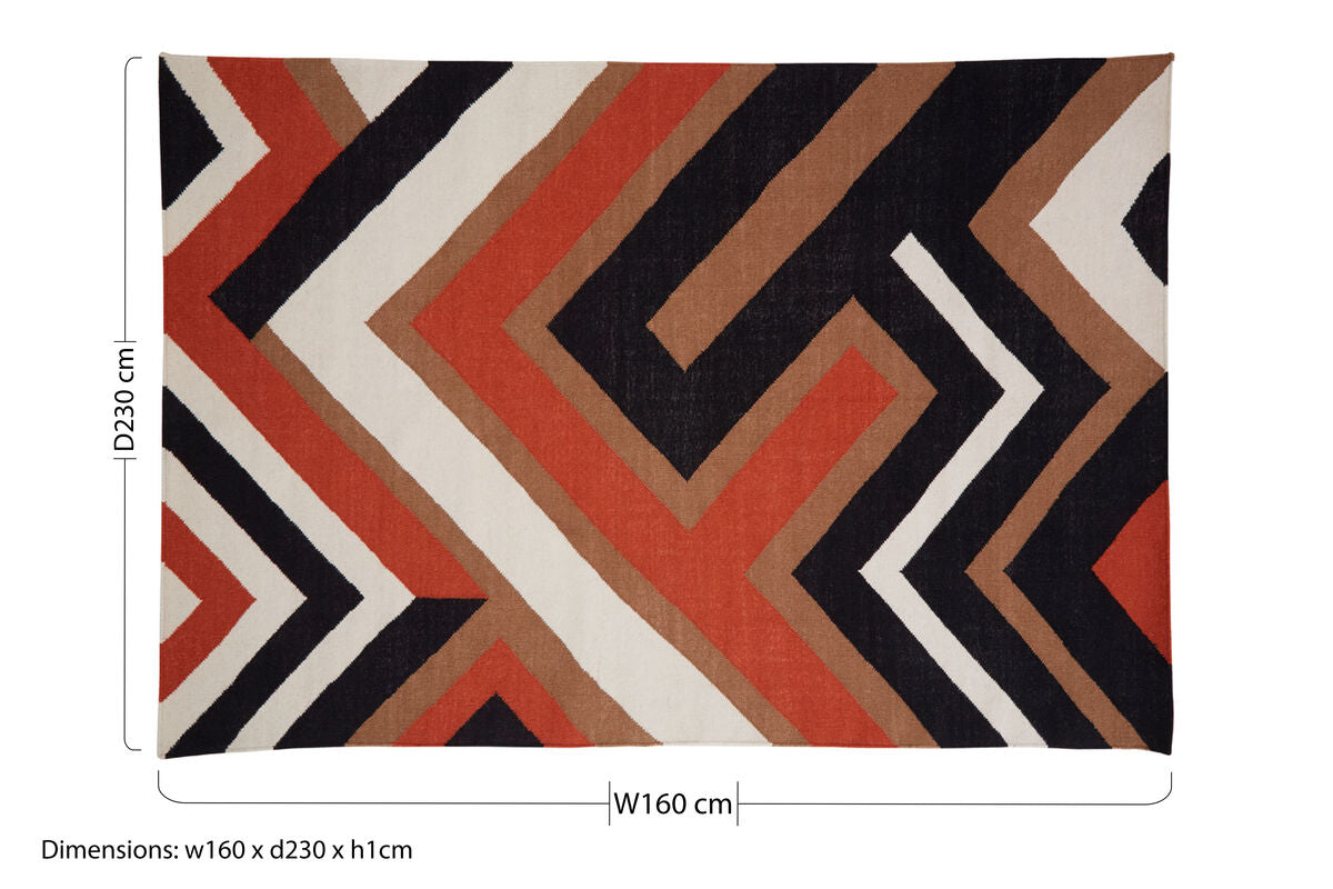Villon Zig Zag Pattern Rug | Bosie