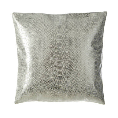 Bosie Silver Snake Effect Cushion | Kensington Townhouse