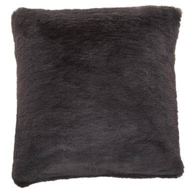Bosie Grey Square Fur Cushion | Lamina