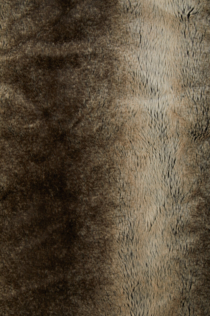 Bosie Lamina Mocha Ombre Fur Throw
