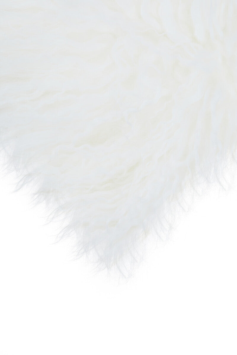 Bosie Real Fur Grey Ombre Rectangular Cushion | Mongolian