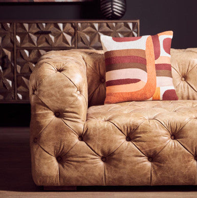 Bosie Ozella Multi Coloured Square Cushion