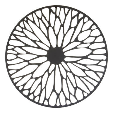 Trento Small Black Frame Floral Design Wall Art