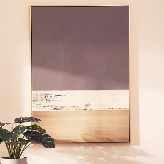 Astratto Canvas Gold and Grey Foil Wall Art