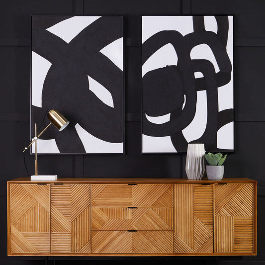 Astratto Set Of Two Abstract Wall Art