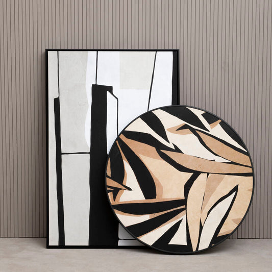 Astratto Round Wall Art