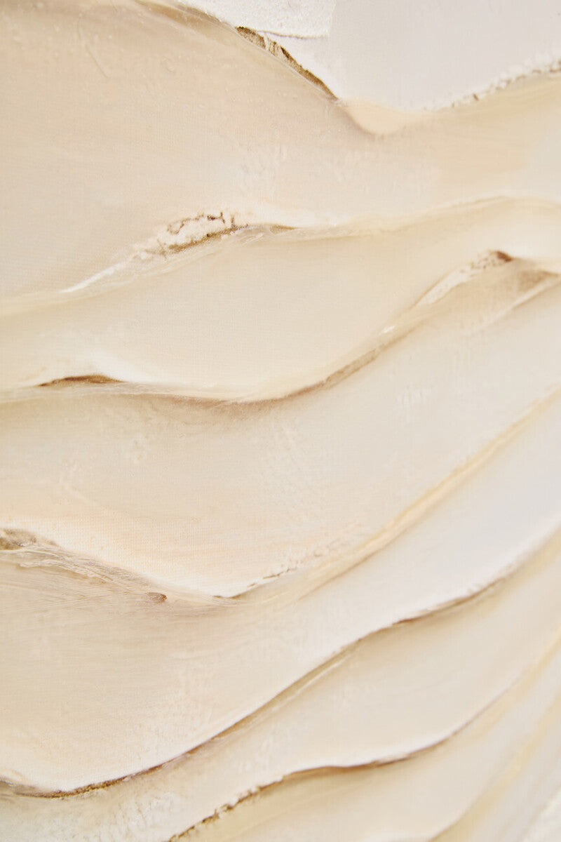 Cream Textured Wall Art | Astratto